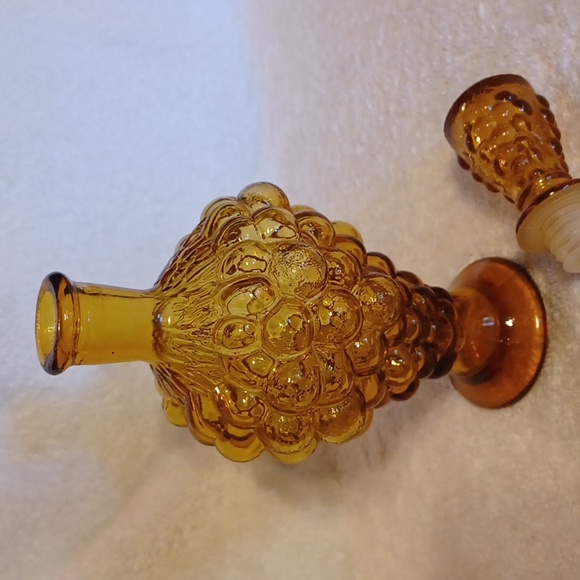 Vintage wine decanter amber carafe vintage bar ware Decanter - Picture 4 of 5